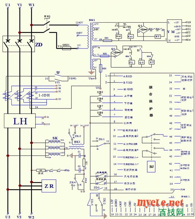 淮南万泰KBZ2 400真空馈电开罐原理图纸.jpg